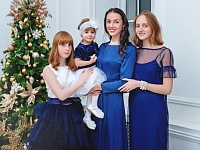 Новогодняя фотосессия «Миссис Ярославль 2019» с детками. 